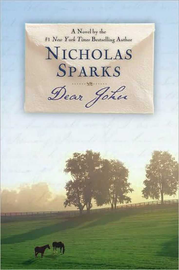3 Book Adaptations DEAR JOHN